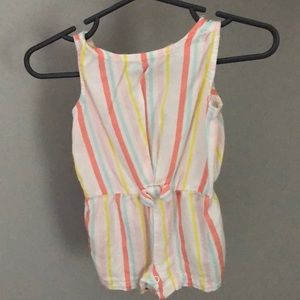 Carters striped baby romper